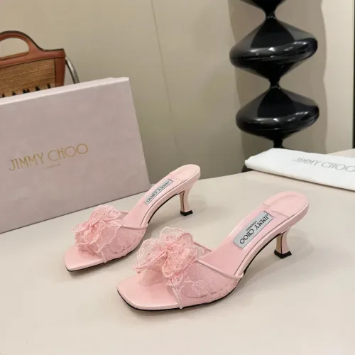 Wholesale Jimmy Choo Slippers For Women #1441922 $98.00 USD, Wholesale Quality Replica Jimmy Choo Slippers