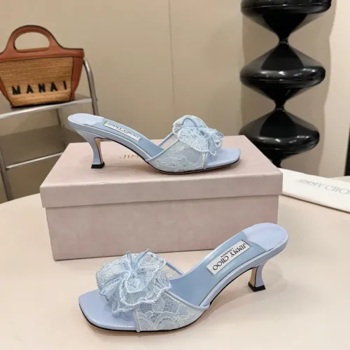 Replica Jimmy Choo Slippers For Women #1441923 $98.00 USD for Wholesale