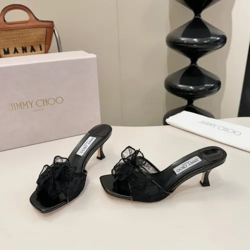 Wholesale Jimmy Choo Slippers For Women #1441924 $98.00 USD, Wholesale Quality Replica Jimmy Choo Slippers