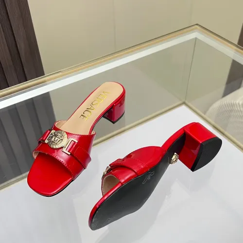 Replica Versace Slippers For Women #1441949 $82.00 USD for Wholesale