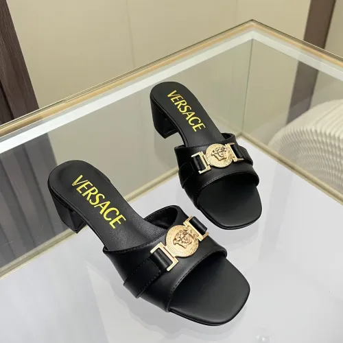 Replica Versace Slippers For Women #1441951 $82.00 USD for Wholesale