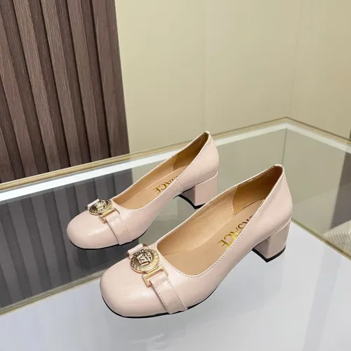 Wholesale Versace High-Heeled Shoes For Women #1441960 $82.00 USD, Wholesale Quality Replica Versace High-Heeled Shoes