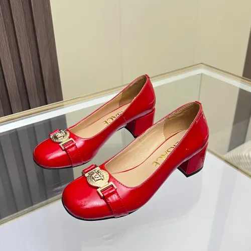 Wholesale Versace High-Heeled Shoes For Women #1441961 $82.00 USD, Wholesale Quality Replica Versace High-Heeled Shoes