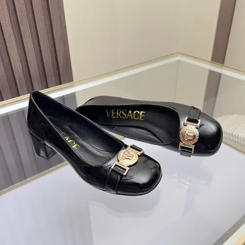 Wholesale Versace High-Heeled Shoes For Women #1441963 $82.00 USD, Wholesale Quality Replica Versace High-Heeled Shoes