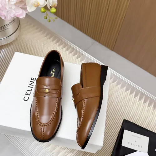 Wholesale Celine Leather Shoes For Women #1441970 $118.00 USD, Wholesale Quality Replica Celine Leather Shoes