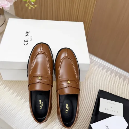 Replica Celine Leather Shoes For Women #1441970 $118.00 USD for Wholesale