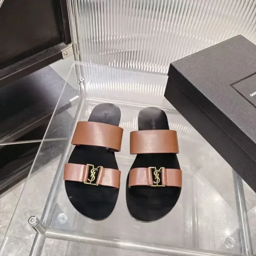 Wholesale Yves Saint Laurent YSL Slippers For Women #1441972 $98.00 USD, Wholesale Quality Replica Yves Saint Laurent YSL Slippers
