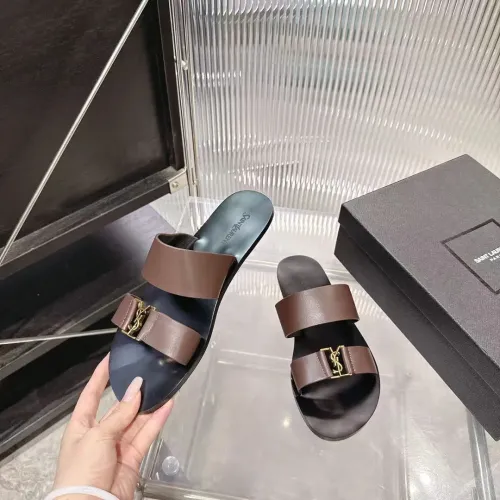Replica Yves Saint Laurent YSL Slippers For Women #1441973 $98.00 USD for Wholesale