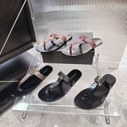 Replica Yves Saint Laurent YSL Slippers For Women #1441977 $98.00 USD for Wholesale