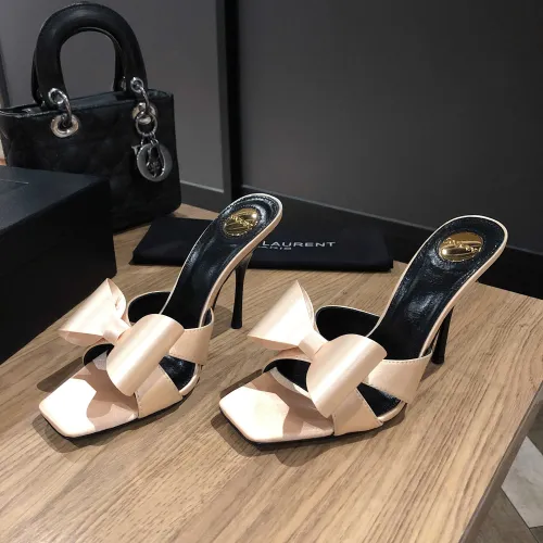 Wholesale Yves Saint Laurent YSL Slippers For Women #1441982 $108.00 USD, Wholesale Quality Replica Yves Saint Laurent YSL Slippers