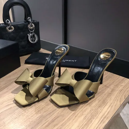 Wholesale Yves Saint Laurent YSL Slippers For Women #1441983 $108.00 USD, Wholesale Quality Replica Yves Saint Laurent YSL Slippers