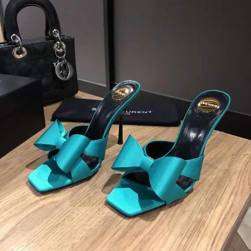 Wholesale Yves Saint Laurent YSL Slippers For Women #1441984 $108.00 USD, Wholesale Quality Replica Yves Saint Laurent YSL Slippers