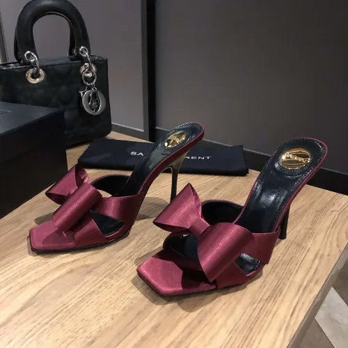 Wholesale Yves Saint Laurent YSL Slippers For Women #1441985 $108.00 USD, Wholesale Quality Replica Yves Saint Laurent YSL Slippers