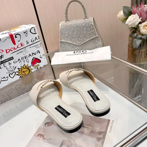 Replica Dolce & Gabbana D&G Slippers For Women #1442002 $82.00 USD for Wholesale