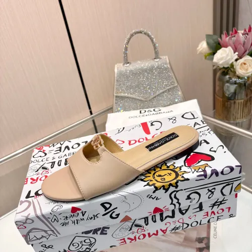 Replica Dolce & Gabbana D&G Slippers For Women #1442003 $82.00 USD for Wholesale