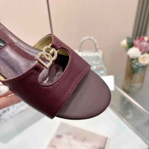 Replica Dolce & Gabbana D&G Slippers For Women #1442005 $82.00 USD for Wholesale