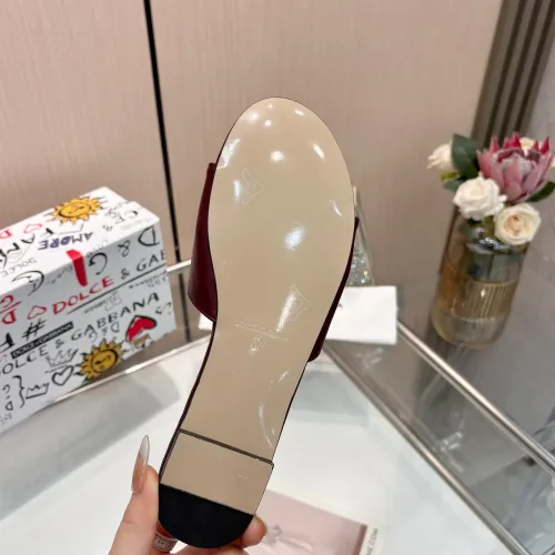 Replica Dolce & Gabbana D&G Slippers For Women #1442005 $82.00 USD for Wholesale