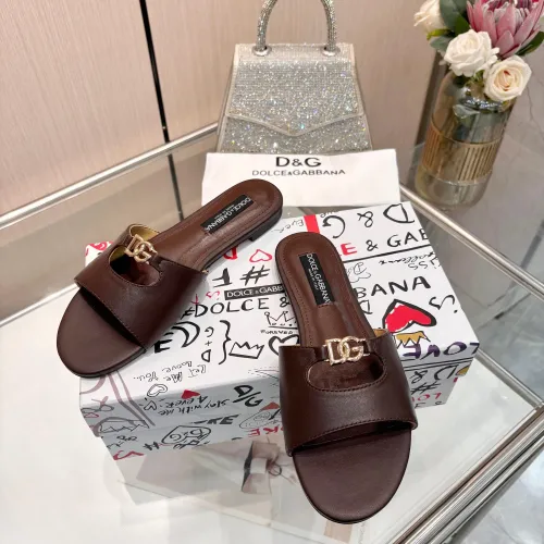 Replica Dolce & Gabbana D&G Slippers For Women #1442006 $82.00 USD for Wholesale
