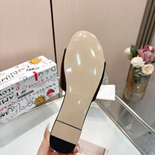Replica Dolce & Gabbana D&G Slippers For Women #1442006 $82.00 USD for Wholesale