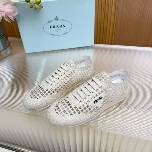 Wholesale Prada Casual Shoes For Women #1442035 $88.00 USD, Wholesale Quality Replica Prada Casual Shoes
