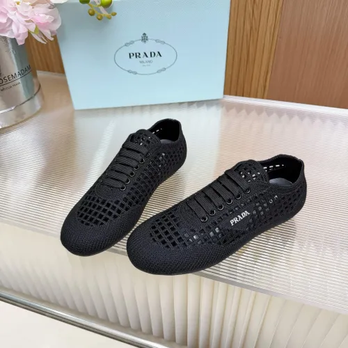 Wholesale Prada Casual Shoes For Women #1442036 $88.00 USD, Wholesale Quality Replica Prada Casual Shoes
