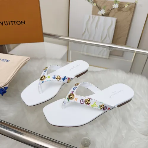 Wholesale Louis Vuitton Slippers For Women #1442049 $85.00 USD, Wholesale Quality Replica Louis Vuitton Slippers