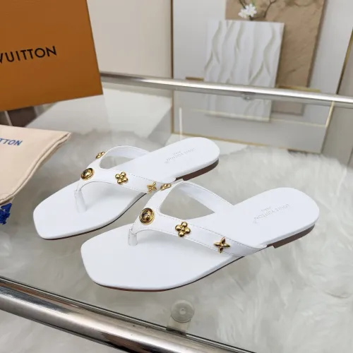 Wholesale Louis Vuitton Slippers For Women #1442051 $85.00 USD, Wholesale Quality Replica Louis Vuitton Slippers