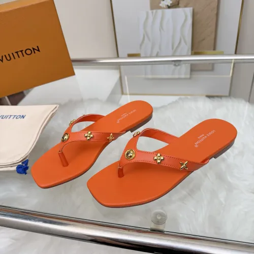 Wholesale Louis Vuitton Slippers For Women #1442056 $85.00 USD, Wholesale Quality Replica Louis Vuitton Slippers