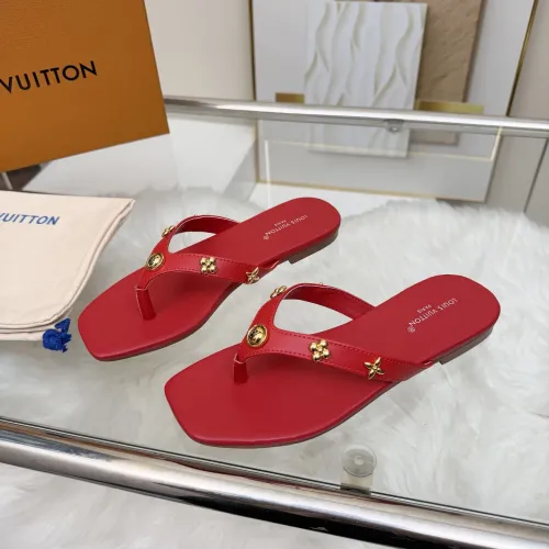 Wholesale Louis Vuitton Slippers For Women #1442058 $85.00 USD, Wholesale Quality Replica Louis Vuitton Slippers