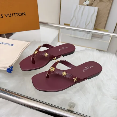 Wholesale Louis Vuitton Slippers For Women #1442059 $85.00 USD, Wholesale Quality Replica Louis Vuitton Slippers