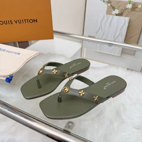 Wholesale Louis Vuitton Slippers For Women #1442060 $85.00 USD, Wholesale Quality Replica Louis Vuitton Slippers