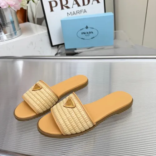 Wholesale Prada Slippers For Women #1442062 $92.00 USD, Wholesale Quality Replica Prada Slippers