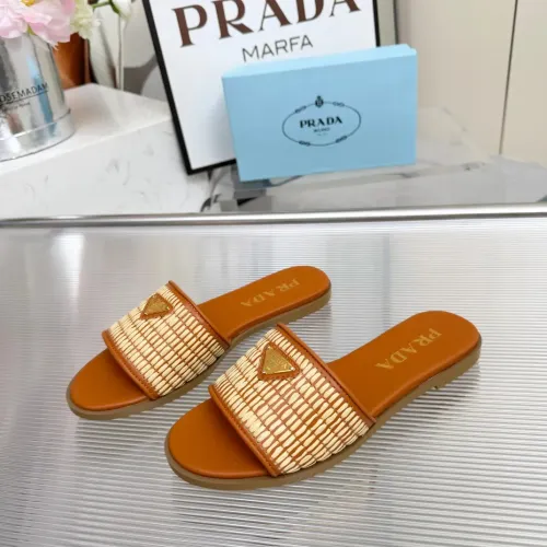Wholesale Prada Slippers For Women #1442063 $92.00 USD, Wholesale Quality Replica Prada Slippers
