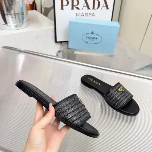 Replica Prada Slippers For Women #1442064 $92.00 USD for Wholesale