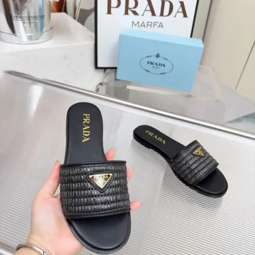 Replica Prada Slippers For Women #1442064 $92.00 USD for Wholesale