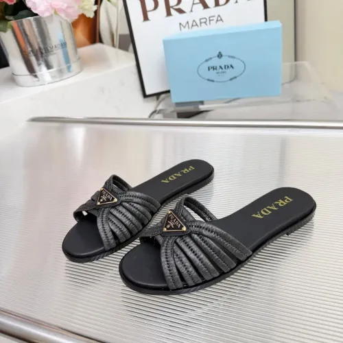 Wholesale Prada Slippers For Women #1442067 $96.00 USD, Wholesale Quality Replica Prada Slippers