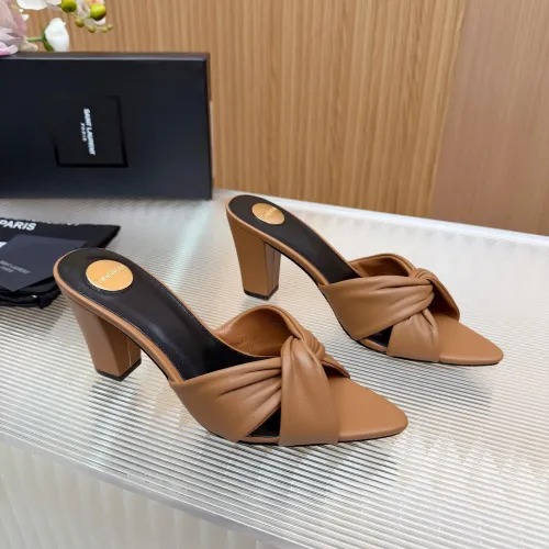 Replica Yves Saint Laurent YSL Slippers For Women #1442069 $96.00 USD for Wholesale
