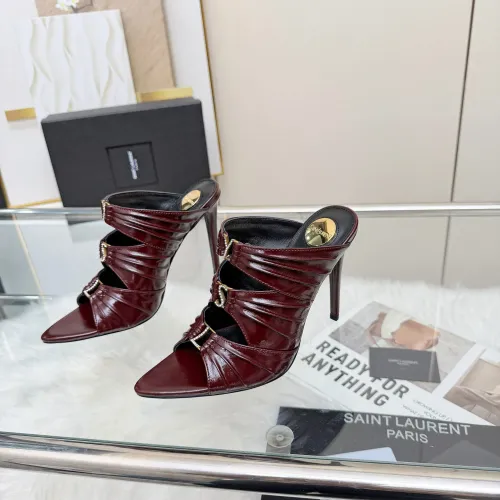Wholesale Yves Saint Laurent YSL Slippers For Women #1442075 $115.00 USD, Wholesale Quality Replica Yves Saint Laurent YSL Slippers