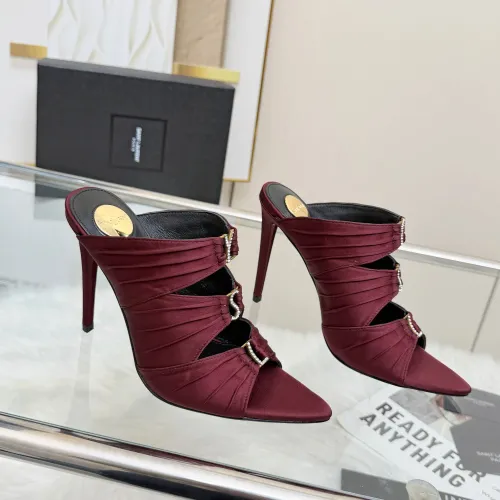 Wholesale Yves Saint Laurent YSL Slippers For Women #1442080 $115.00 USD, Wholesale Quality Replica Yves Saint Laurent YSL Slippers