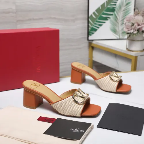 Replica Valentino Slippers For Women #1442089 $105.00 USD for Wholesale