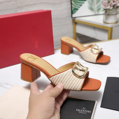 Replica Valentino Slippers For Women #1442089 $105.00 USD for Wholesale