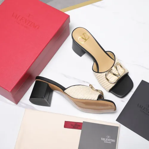 Replica Valentino Slippers For Women #1442091 $105.00 USD for Wholesale
