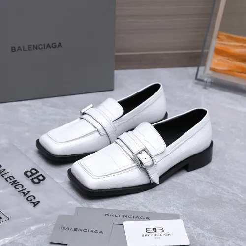 Wholesale Balenciaga Leather Shoes For Women #1442097 $128.00 USD, Wholesale Quality Replica Balenciaga Leather Shoes