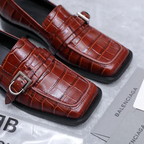 Replica Balenciaga Leather Shoes For Women #1442098 $128.00 USD for Wholesale
