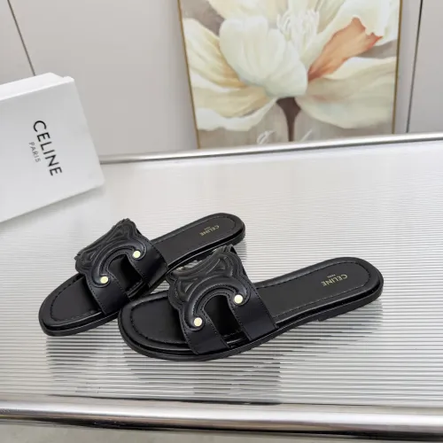 Wholesale Celine Slippers For Women #1442106 $85.00 USD, Wholesale Quality Replica Celine Slippers