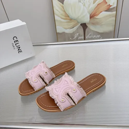 Wholesale Celine Slippers For Women #1442113 $85.00 USD, Wholesale Quality Replica Celine Slippers