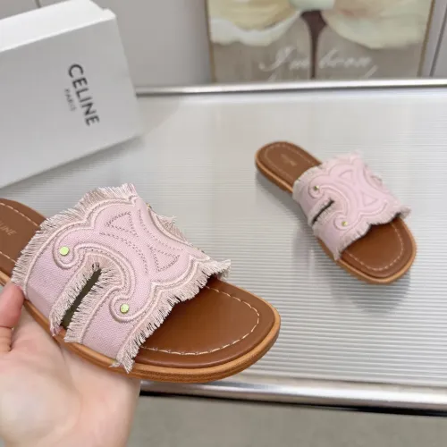 Replica Celine Slippers For Women #1442113 $85.00 USD for Wholesale