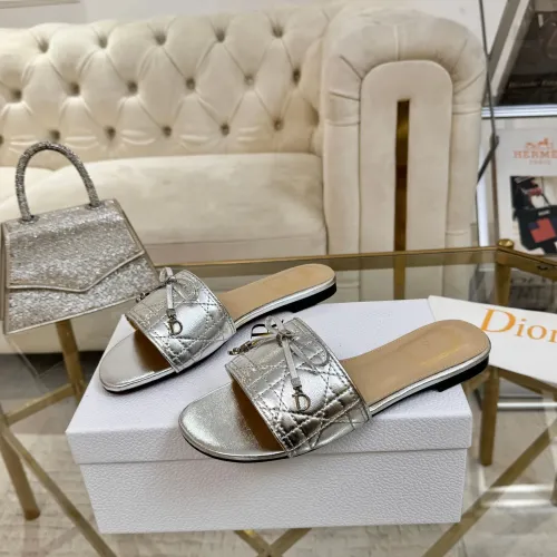 Wholesale Christian Dior Slippers For Women #1442131 $82.00 USD, Wholesale Quality Replica Christian Dior Slippers