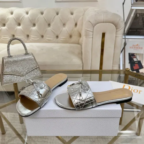 Replica Christian Dior Slippers For Women #1442131 $82.00 USD for Wholesale