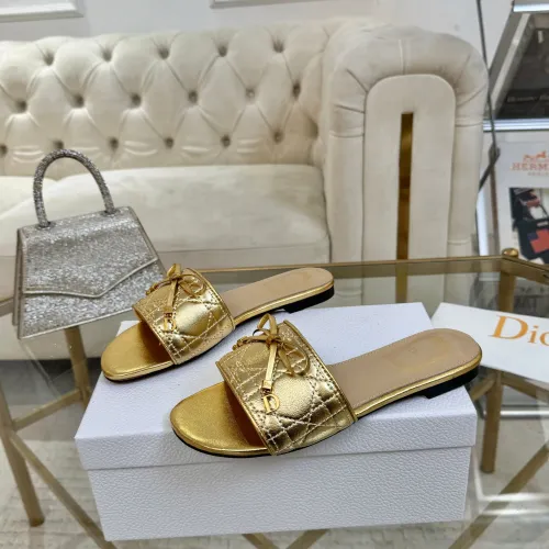 Wholesale Christian Dior Slippers For Women #1442132 $82.00 USD, Wholesale Quality Replica Christian Dior Slippers
